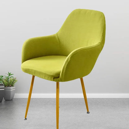 Cover Decoration Polar 1pc Seat Slipcover High Hotel Arm Wedding Chair Bar Elastic Dining Covers Armchair Adjustable Fleece Home