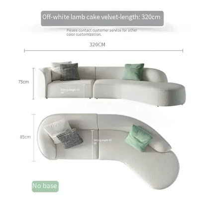 High-quality Originality Ergonomic Sectional Living Room Sofas Nordic Luxury Apartment Relaxing Modern Relaxing Unique Furniture