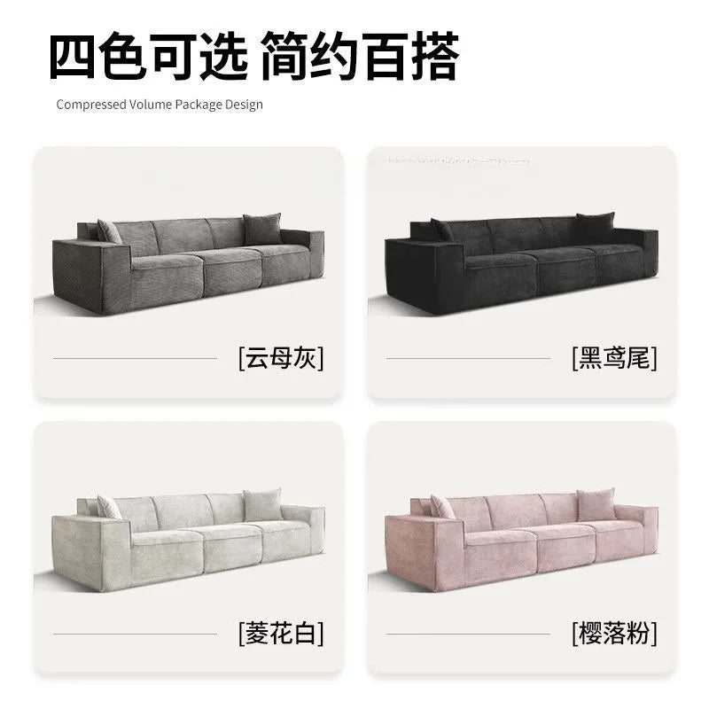French Classic Living Room Sofas Simple Rustic Comfy Upholstered Living Room Sofas Boneless Modern Sofa Compressé Home Furniture