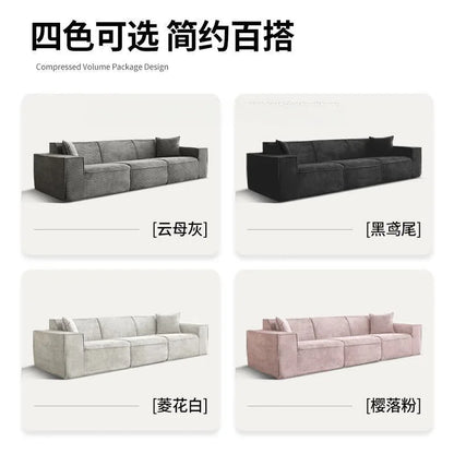 French Classic Living Room Sofas Simple Rustic Comfy Upholstered Living Room Sofas Boneless Modern Sofa Compressé Home Furniture