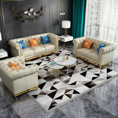 Modern style leather living room sofa lightweight luxury sofa, sub-packaged sofa lounge custom sofa set home furniture
