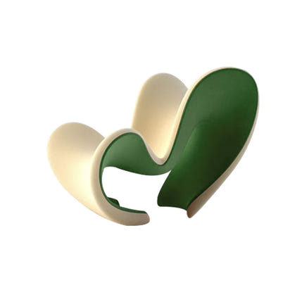 Nordic creative love FRP living room recliner model room special-shaped fabric single chair leisure chair