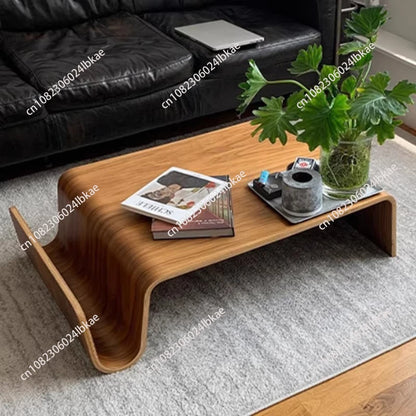 for Curved plywood coffee table mid-century modern living room furniture solid wood coffee table wood