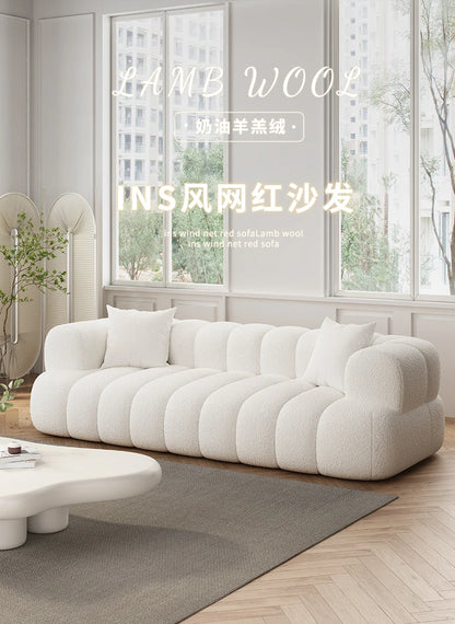Soft Pillows Stylish European Modern Plush Reclining Sectional Sofa Comfortable Living Room Furniture Trendy Mueble Home Decor