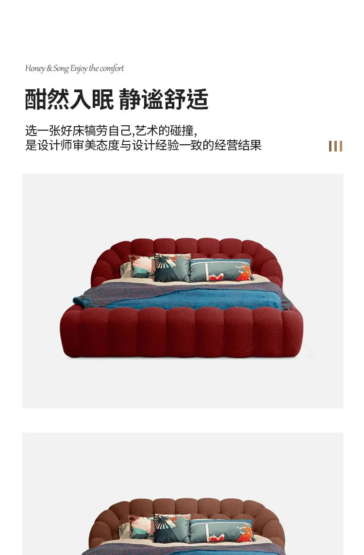 Lounge Clear Bed Decoration Beauty Room Decor Large Size European Sun Sleeping Bed Safe Letto Matrimoniale Trendy Furniture