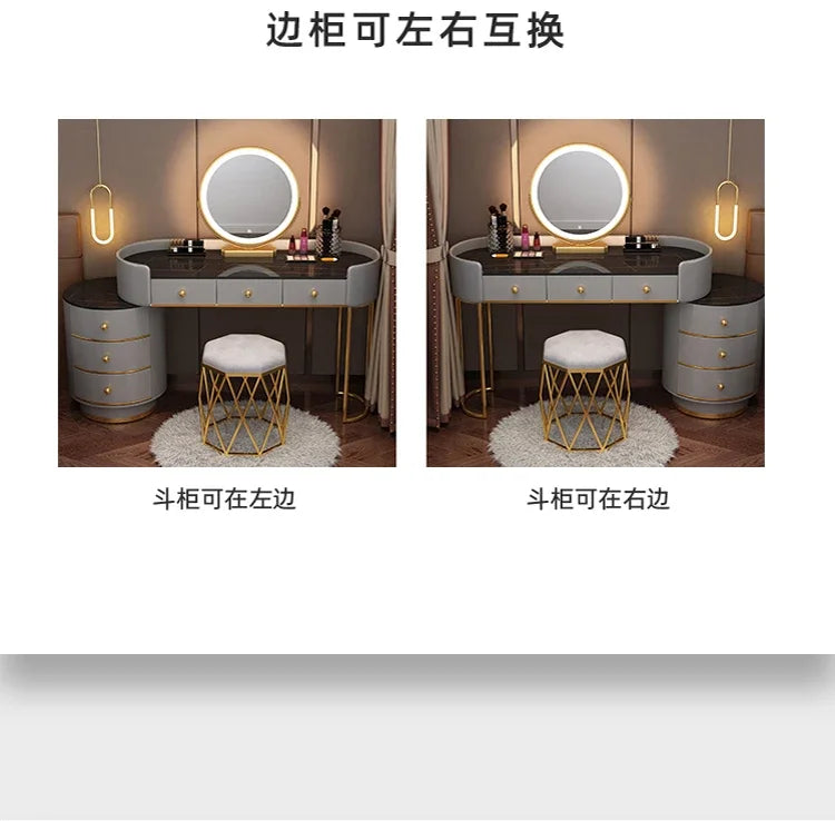 Vanity Table Stand Makeup Vanity Table Girls White Bedroom Desk Vanity Table Drawers Storage Coiffeuse De Chambre Home Furniture