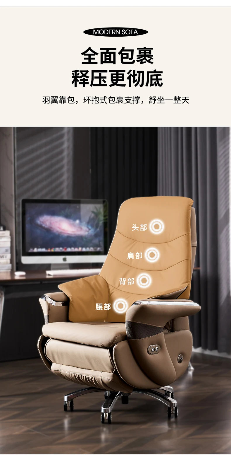 Home Office Desk Chair for Vanity Reclining Armchair Furniture Height Adjustable Chair on Wheels Chaise Bureau De Travail Magalu