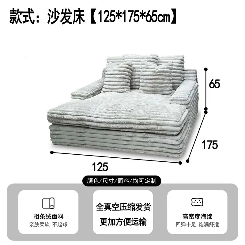 A  Recliner Sofas Minimalist 2 Seater Vacuum Sponge Sofa Compressed Lounge Woonkamerbanken Furniture For Home