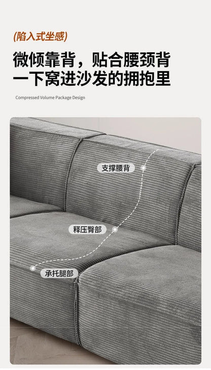 French Classic Living Room Sofas Simple Rustic Comfy Upholstered Living Room Sofas Boneless Modern Sofa Compressé Home Furniture