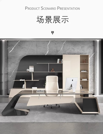 Big Wooden Executive Office Desk White Storage Standing Cheap Executive Office Desk Luxury Corner Mesa De Escritorio Mesa Office