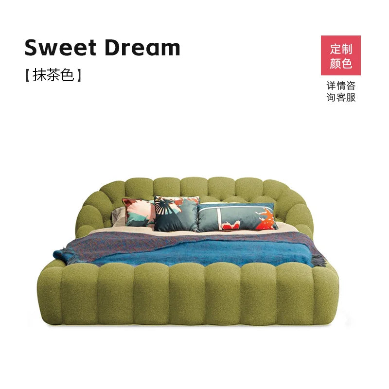 Lounge Clear Bed Decoration Beauty Room Decor Large Size European Sun Sleeping Bed Safe Letto Matrimoniale Trendy Furniture