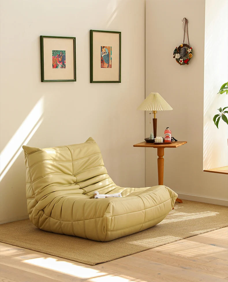 Lazy sofa single leisure chair modern simple technology leather ins