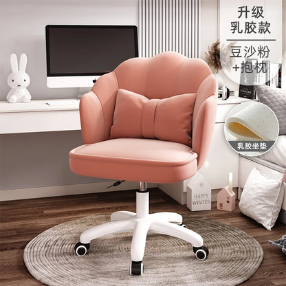 Home Comfortable Study Office Chairs Back Swivel Chair Dormitory Gaming Chair Student Lovely Computer Chair Bedroom Furniture