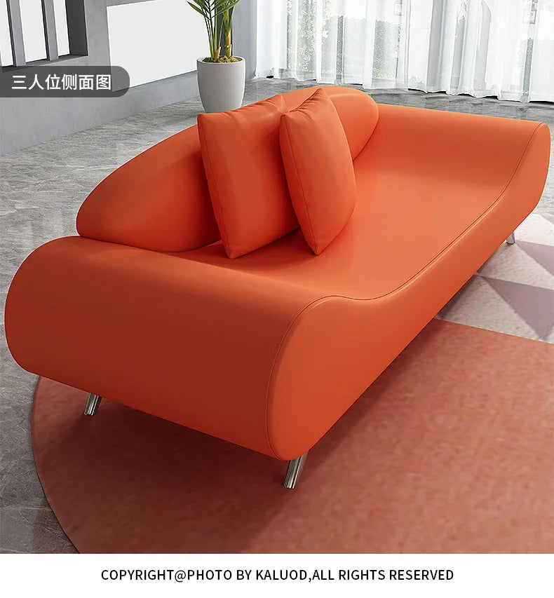 Nordic Relaxing Minimalist Modern Design Comfortable Living Room Sofas Elegant Light Luxury High-quality Simple Hotel Furniture