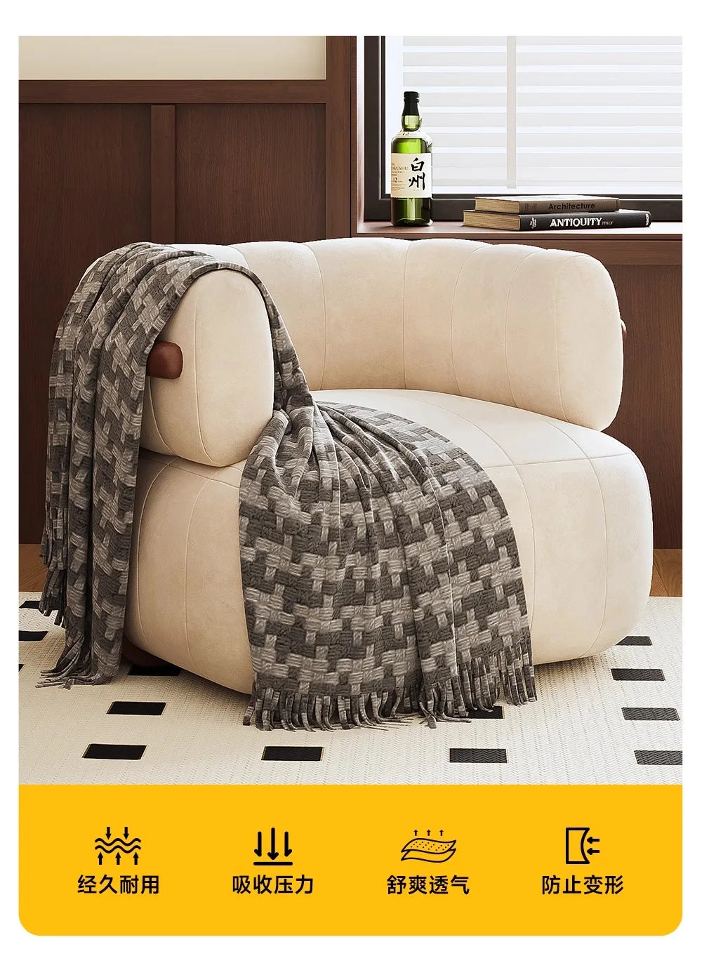 Comfortable Pedicure Living Room Chairs Sofa Arm Gaming Beach Throne Chairs Modern Lazy Outdoor Wooden Fauteuil Home Furniture