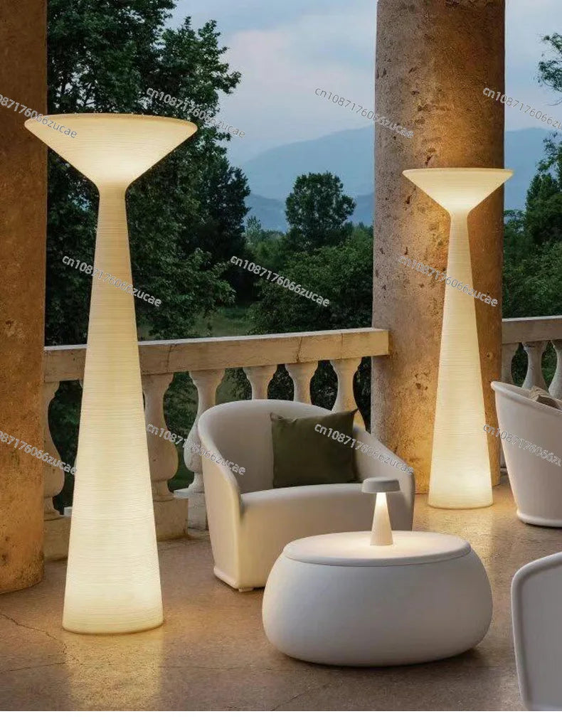 Outdoor Villa Courtyard Hotel Lobby Landscape Floor Lamp