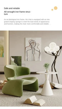 Creative Single Sofa Designer Single Chair Negotiation Table And Chairs Leisure Sofa Rest Area Hotel Sofa Chairs