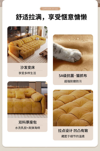 Luxury Living Room Sofas Large European Nordic Electric Modern Foldable Puffs Couch Bed Chaise Designer Divani Home Furniture