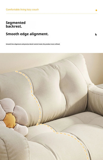 Sofa Bed Living Room Convertible Fabric Sofa Small Apartment Two Three Seater Tatami Lounge Lazy Couch Modern Home Furniture