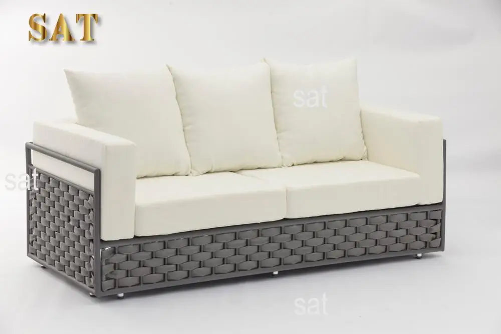 high-quality Luxury 2024 New Cheep Wicker Dining Modern Patio Outdoor Furniture Latest Design Garden Aluminum Frame Living Room
