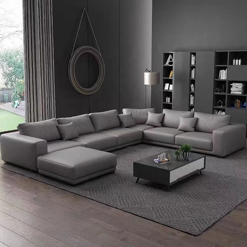 &S Modern Nordic Velvet Wood Sectional Couch White Modular Sofa Set for Living Room Convertible & Reclining for Hotels & Villas*