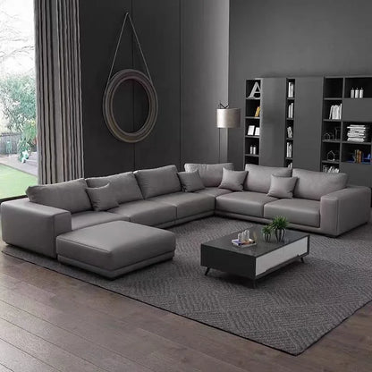 &S Modern Nordic Velvet Wood Sectional Couch White Modular Sofa Set for Living Room Convertible & Reclining for Hotels & Villas*
