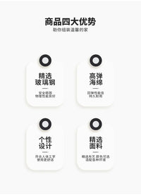 Italian Minimalist Creative Single Fabric Sofa Modern Light Luxury Home Living Room Bedroom Wingback Chair