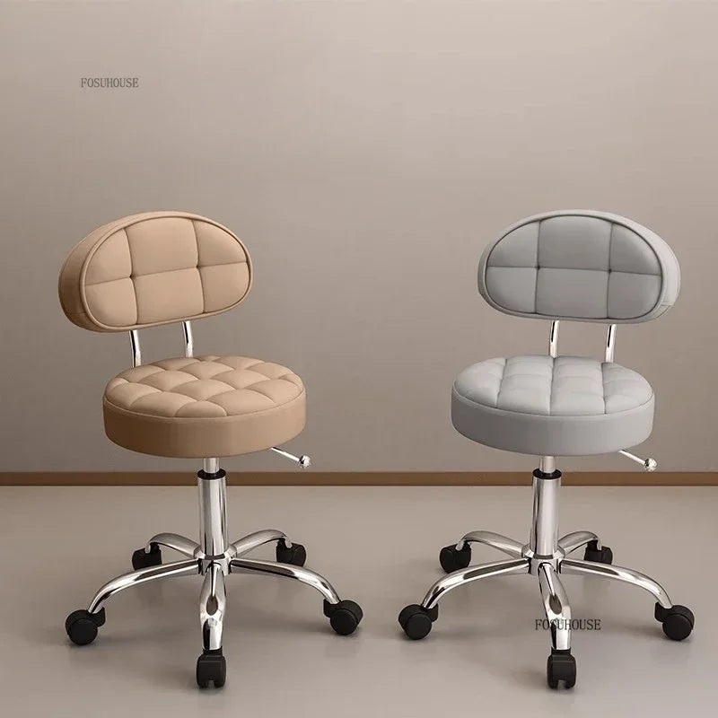 Backrest Pedicure Chair Barber Shop Pulley Hairdressing Chairs Lifting Manicure Stool Design Hair Salons Furniture Barber Chair