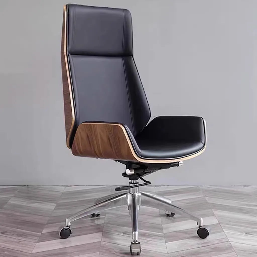 Long Simple Chair Modern Simple Office Chair Comfortable Long Sitting Business Computer ...