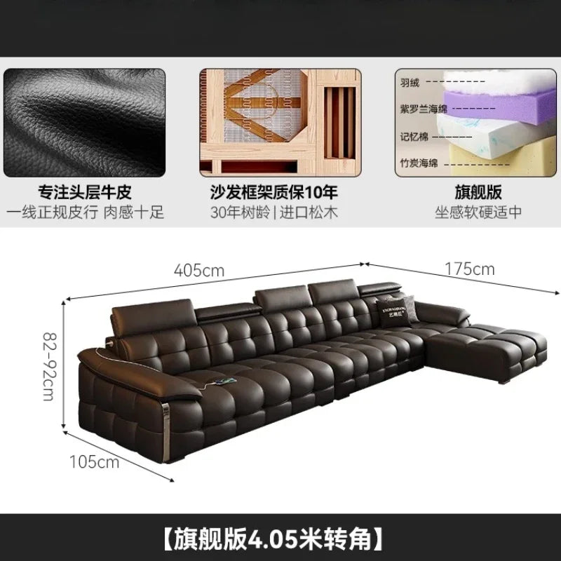 Modern Luxury Lawrence Sofa Leather Living Room Sofas Couch Armchair Home Furniture Leisure Sofa Armchairs Chaise Lounges