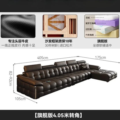 Modern Luxury Lawrence Sofa Leather Living Room Sofas Couch Armchair Home Furniture Leisure Sofa Armchairs Chaise Lounges