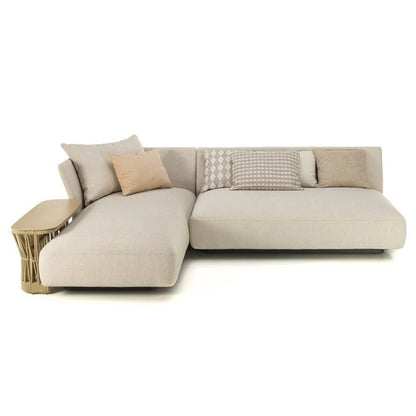 Outdoor rattan sofa combination outdoor open-air waterproof sunscreen rattan tables and chairs villa home leisure garden