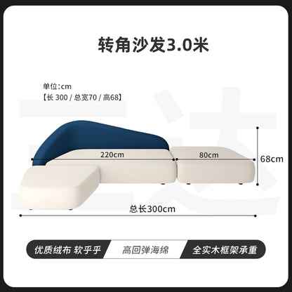 Relaxing Room Decor Living Room Sofas Sets Lounge Minimalist Sofas Recliner Puffs Lazy Couch Koltuk Takımı Trendy Furniture