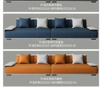 / Customizable Modern Concise Style Office Reception Waiting Sofa Set Leather Reclining Sofa