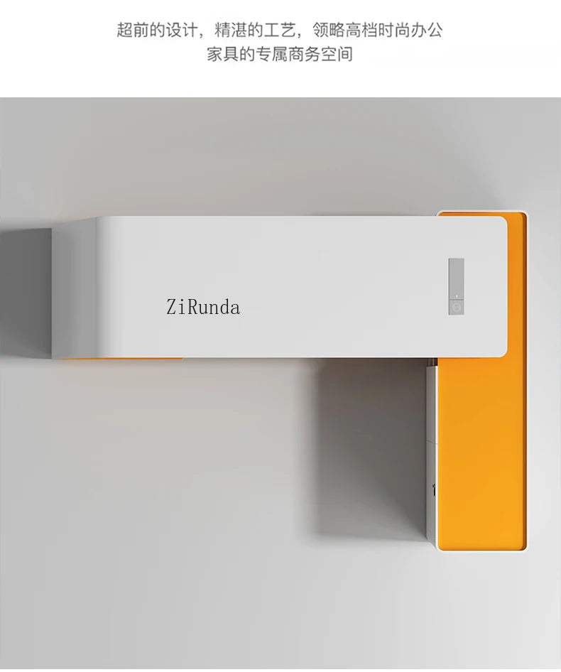 Painted desk simple modern fashion light luxury boss table creative president table and chair combination