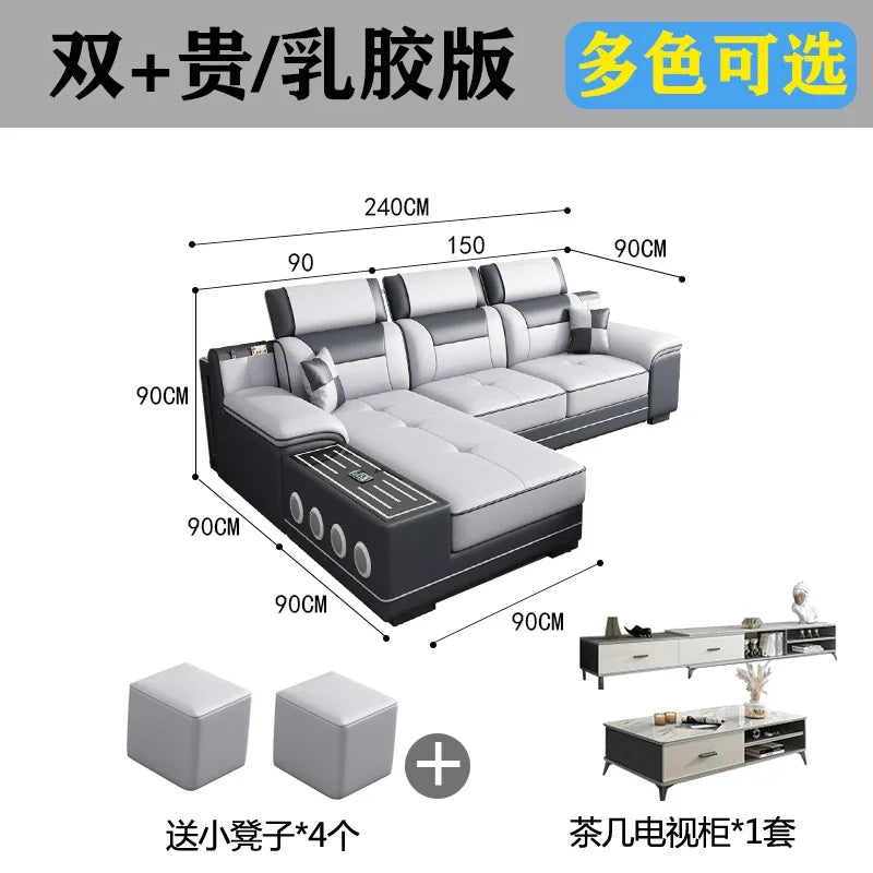 Seater Modern Sofa Ajustable Luxury Sectional Multifunctional Reclining Sofa Cushion Lazy Meubles De Maison Salon Furnitures