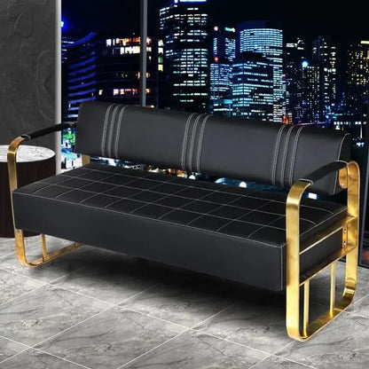 Luxury Black Modern Sofa Large Designer Relax Recliner Lazzy Sofa Loveseat Solid Cadeiras De Sala De Estar Nordic Furniture