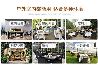 Outdoor, combination, balcony, courtyard, garden, rattan chair, outdoor, terrace, leisure, corner, sofa, sun protection