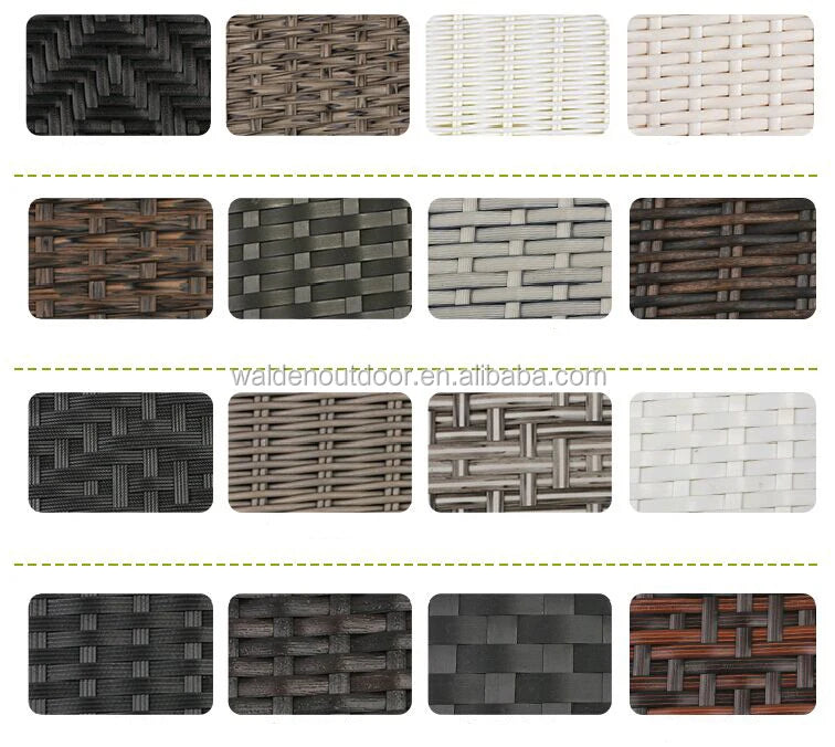 Patio Furniture Outdoor Gray Rattan Lounge Set  Outdoor Couch