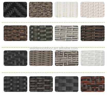 Patio Furniture Outdoor Gray Rattan Lounge Set  Outdoor Couch