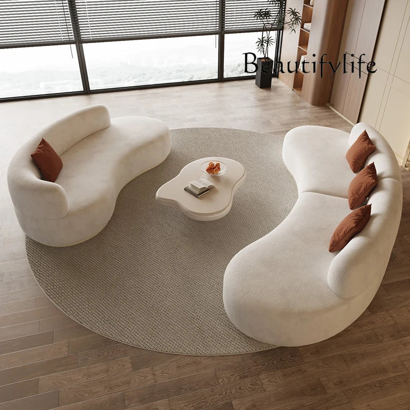 Cream Wind Aesthetics Sofas Lounge Luxury Gaming Lazy Nordic Modern Sofas Romantic Comfortable Adult Divano Balcony Furniture