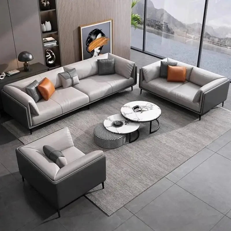 Minimalistic Elegant Sofa Nordic Style European L Shape Modern Lounge Sofas Living Room Modular Divani Da Soggiorno Furniture