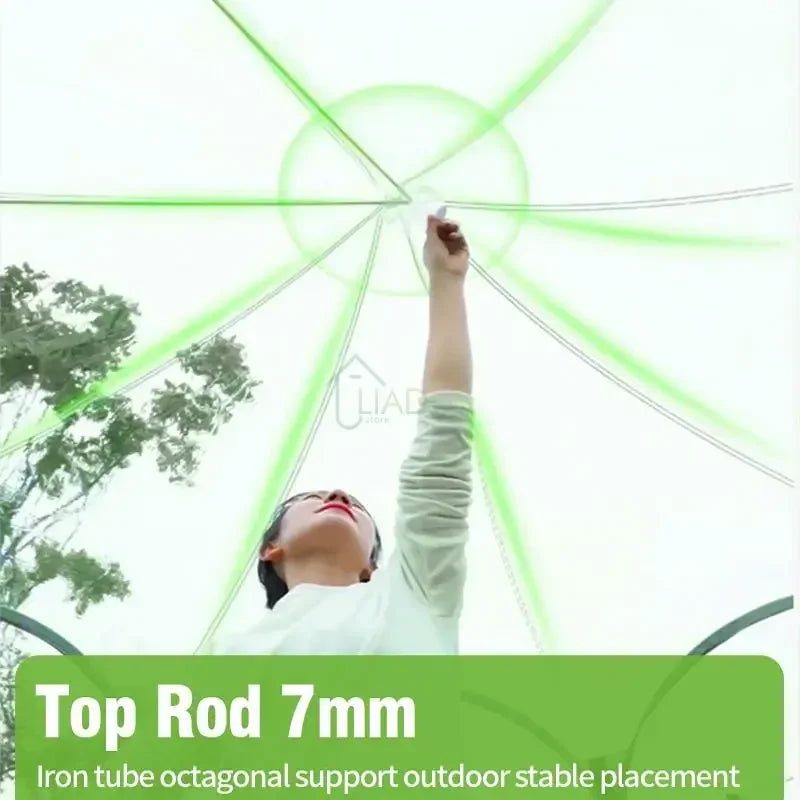 Portable Spherical Tents 360 Degree Panoramic Window Outdoor  Transparent Camping Tent 4-8 Person Star Dome TentSun Room Tents