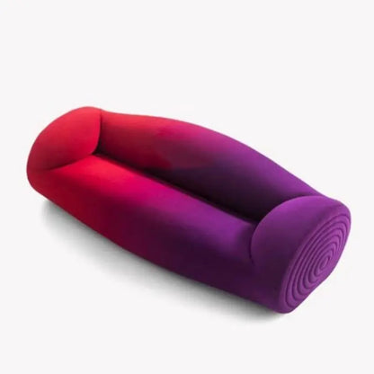 Special-shaped Nordic gradual change color sofa leisure creative simple special-shaped sofa living room lobby leisure