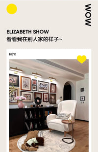 Sofa chair Nordic style home leisure chair lazy bedroom recliner simple atmosphere