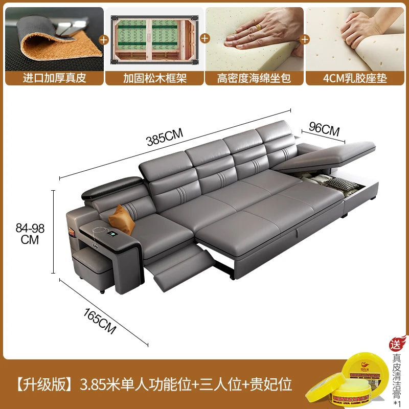 Longer Queen Living Room Sofas European Luxury Floor Folding Living Room Sofas Multifunctional Storage Sofas Camas Furnitures