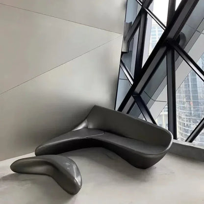 FRP Moon Sofa Hall d'hôtel Canapé de réception de forme spéciale