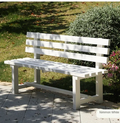 Chaises de jardin, bancs en bois antiseptiques pour l'extérieur, chaises à dossier pour cour et villa, mobilier d'extérieur, chaises longues pour balcon et maison