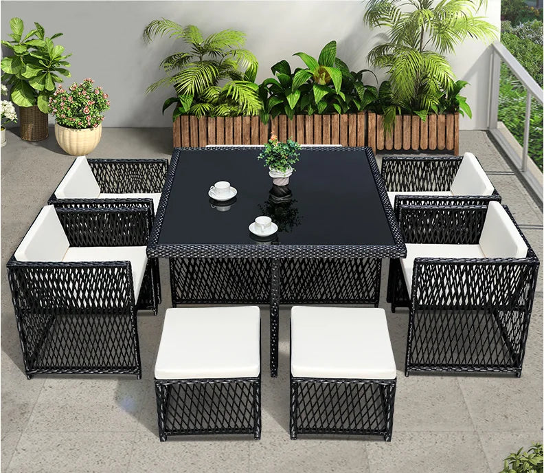 Save Place Restaurant Rattan Wicker Leisure Furniture Outdoor Garden Patio Sets