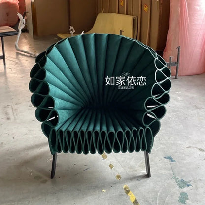 Nordic minimalist living room special-shaped single sofa chair